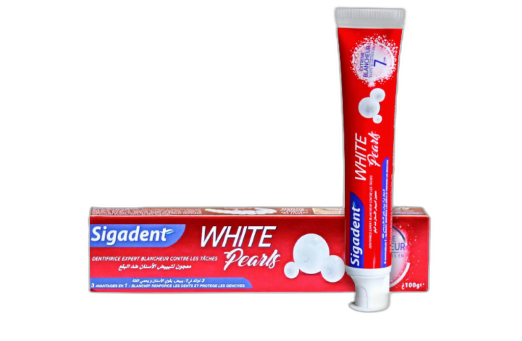 SIGA DENT WHITE PEARLS 100GRS