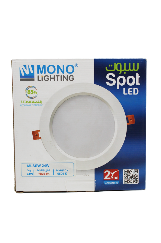 MONO SPOT SLIM WHITE 24W 6500K