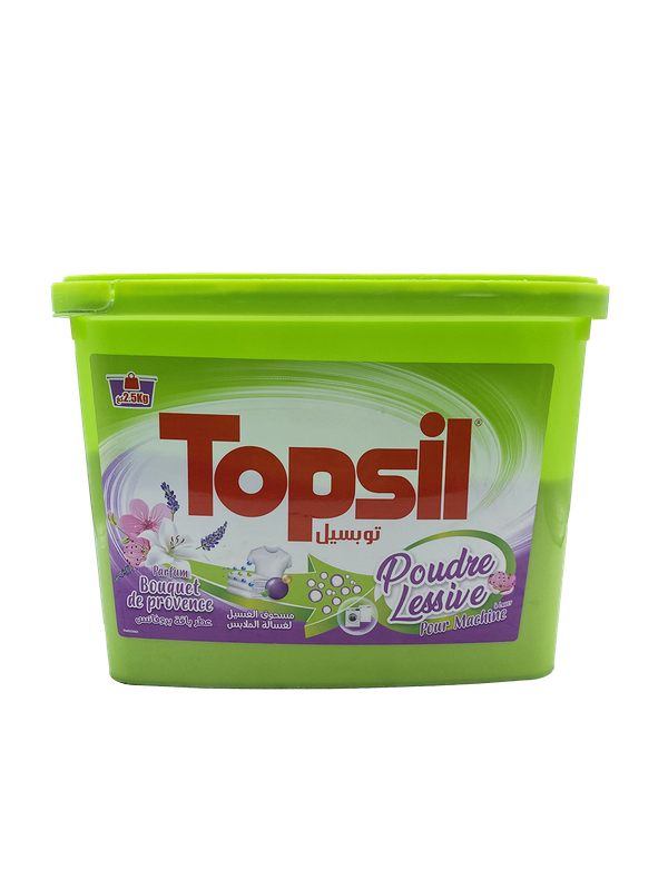 TOPSIL PDR LESSIV MACHIN 2,5KG