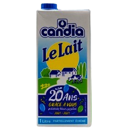 [DZ-00662] CANDIA lait partiellement écrémé 1L