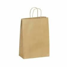 [DZ-00744] Sac Papier Kraft avec Poignées torsadées